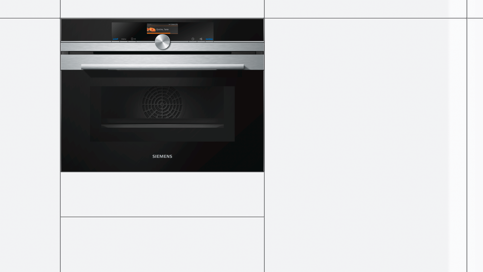 SIEMENS CM636GNS1 Einbau Kompaktbackofen mit Siemens CM636GNS1 Einbau Backofen mit Mikrowelle 45cm hoch