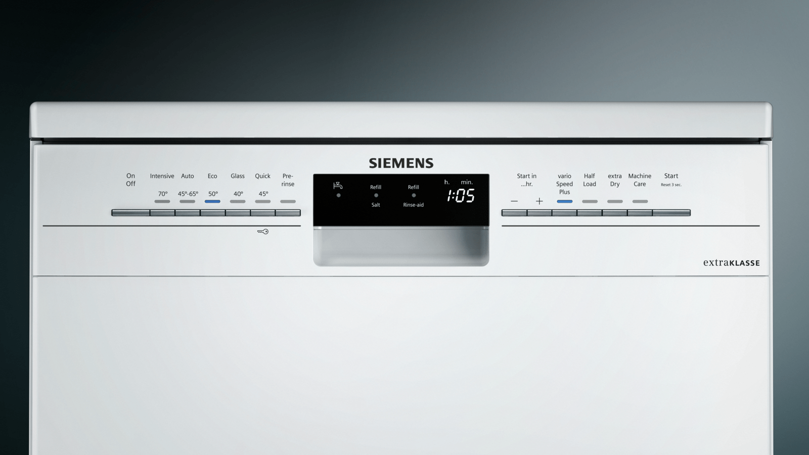 Siemens Sn236w02ng Free Standing Dishwasher