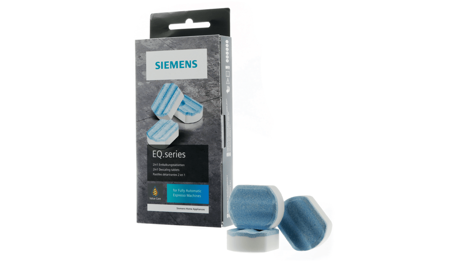 nettoyant et détartrants Tabs 3 pastilles pour Siemens eq.9 plus 