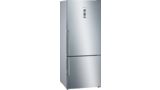 Alttan Donduruculu Buzdolabı 186 x 75 cm Kolay temizlenebilir Inox BD3076IFAN BD3076IFAN-1