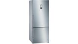 iQ500 Alttan Donduruculu Buzdolabı 186 x 75 cm Kolay temizlenebilir Inox KG76NAIF0N KG76NAIF0N-1