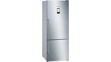 iQ500 Alttan Donduruculu Buzdolabı 193 x 70 cm Kolay temizlenebilir Inox KG56NHIF0N KG56NHIF0N-1