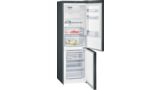 iQ300 Free-standing fridge-freezer with freezer at bottom 186 x 60 cm Black stainless steel KG36NXXDC KG36NXXDC-2