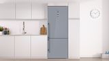 Alttan Donduruculu Buzdolabı 186 x 75 cm Kolay temizlenebilir Inox BD3076IFAN BD3076IFAN-2