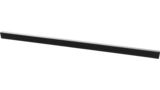 Design-Griffleiste schwarz, ohne Ausschnitt für Bedienmdoul LXBXH 898X31x40mm 17004787 17004787-1