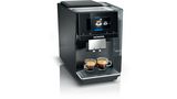 Kaffeevollautomat EQ700 classic Midnite silver metallic TP707D06 TP707D06-1