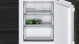 iQ100 Built-in fridge-freezer with freezer at bottom 177.2 x 54.1 cm flat hinge KI86NNFF0 KI86NNFF0-6