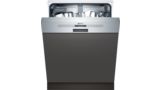 N 50 Εντοιχιζόμενο πλυντήριο πιάτων με εμφανή μετόπη 60 cm Brushed steel anti-fingerprint S145EAS05E S145EAS05E-1