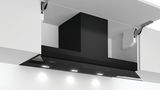 N 70 Integrierte Designhaube 90 cm Klarglas schwarz bedruckt D95XAM2S0 D95XAM2S0-1