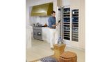 Freedom® Built-in Wine Cooler with Glass Door 24'' Panel Ready T24IW905SP T24IW905SP-5