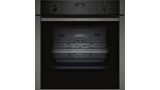 N 50 Built-in oven 60 x 60 cm Graphite-Grey B3ACE4HG0B B3ACE4HG0B-1