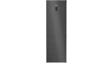 iQ300 free-standing fridge-freezer with freezer at bottom 186 x 60 cm antiFingerprint door (Intelligent black - Steel surface) KG36NXXDF KG36NXXDF-1