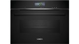iQ700 Compacte oven met volwaardige stoom 60 x 45 cm Zwart CS736G1B1 CS736G1B1-1