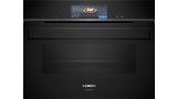 iQ700 Compacte oven met volwaardige stoom 60 x 45 cm Zwart CS958GDD1 CS958GDD1-1