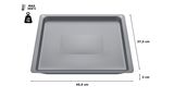 baking tray 30 x 455 x 375 mm dishwasher suitable Z11CB10E0 Z11CB10E0-2