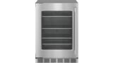 Freedom® Réfrigérateur intégré avec porte vitrée 24'' Professional Inox,  T24UR925LS T24UR925LS-1