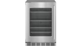 Freedom® Réfrigérateur intégré avec porte vitrée 24'' Masterpiece® Inox,  T24UR915LS T24UR915LS-1