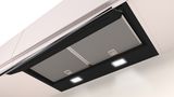 Integrierte Designhaube 60 cm Klarglas schwarz bedruckt, Schwarz CD33686 CD33686-3