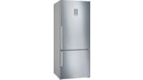 iQ500 Alttan Donduruculu Buzdolabı 186 x 75 cm Kolay temizlenebilir Inox KG76NAID1N KG76NAID1N-1