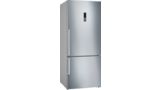 iQ500 Alttan Donduruculu Buzdolabı 186 x 75 cm Kolay temizlenebilir Inox KG76NCIE0N KG76NCIE0N-1