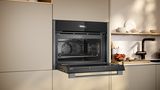 N 70 Built-in compact oven with microwave function 60 x 45 cm Graphite-Grey C24MR21G0B C24MR21G0B-4