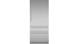 Freedom® Built-in Two Door Bottom Freezer 36'' Masterpiece® Stainless Steel T36BB110SS T36BB110SS-1