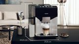 Helautomatisk kaffemaskin EQ500 integral Dagsljus silver, Pianosvart TQ513R01 TQ513R01-3