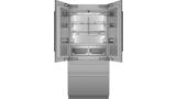 Freedom® Réfrigérateur combiné intégrable à portes françaises avec congélateur en bas 36'' Masterpiece® Inox T36BT110NS T36BT110NS-3