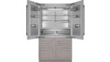 Freedom® Réfrigérateur combiné intégrable à portes françaises avec congélateur en bas Panel Ready T48IT100NP T48IT100NP-3