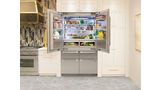 Freedom® Built-in French Door Bottom Freezer  Professional Stainless Steel T48BT120NS T48BT120NS-5