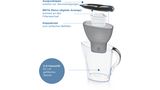 BRITA Wasserfilter-Kanne Marella graphit 2,4 L 17008533 17008533-4