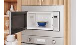 Masterpiece® Built-In Microwave 24'' Left Side Opening Door, Stainless Steel MBCS MBCS-8