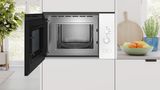 Microondas integrable Cristal blanco 3CP5002B3 3CP5002B3-4