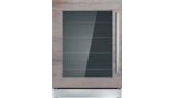 Freedom® Glass Door Refrigeration 24'' Professional Stainless steel T24UR900LP T24UR900LP-1