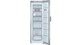 Congelador vertical 1 puerta 186 x 60 cm Acero cepillado antihuellas 3GF8667P 3GF8667P-1