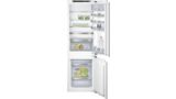 iQ500 coolEfficiency noFrost, Beépíthető hűtő-/fagyasztó kombináció Lapos ajtópánt rögzítés KI86NAF30 KI86NAF30-1