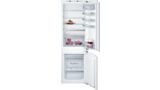 N 70 Built-in fridge-freezer with freezer at bottom 177.2 x 55.8 cm soft close flat hinge KI7863D30G KI7863D30G-1