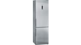 iQ300 Frigo-congelatore da libero posizionamento inoxDoor KG39NXI40 KG39NXI40-2