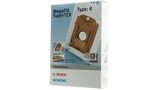 4 Sacs de rechange Typ. K MegaFilt® SuperTEX + 1 filtre Micro-Hygiénique BBZ41FK 00468265 00468265-2