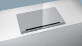 Extra wide touchSlider induction hob EH879SC11 Metal look glass EH879SC11 EH879SC11-2