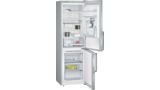 iQ300 Free-standing fridge-freezer with freezer at bottom 186 x 60 cm Inox-easyclean KG36DVI30G KG36DVI30G-1