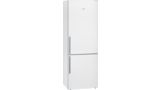 iQ500 Réfrigérateur combiné pose-libre Blanc KG49EBW40 KG49EBW40-3