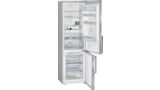 iQ500 noFrost, Kombinált hűtő / fagyasztó Nemesacél ajtók KG39NXI32 KG39NXI32-1