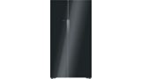 iQ700 Side-by-side fridge-freezer 175.6 x 91.2 cm Black KA92NLB35 KA92NLB35-1