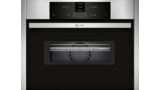 N 70 built-in compact oven with microwave function 60 x 45 cm Inox C15MR02N0 C15MR02N0-1