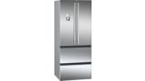 iQ700 French Door Bottom freezer, 3 doors 191.1 x 75.2 cm Inox-easyclean KM40FAI20 KM40FAI20-4