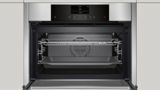 N 90 built-in compact oven with microwave function 60 x 45 cm Inox C15MS22N0 C15MS22N0-5