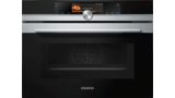 iQ700 Compacte oven met magnetron en added steam inox CN678G4S1 CN678G4S1-1