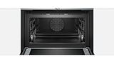 iQ700 Compacte oven met magnetron en added steam inox CN678G4S1 CN678G4S1-7