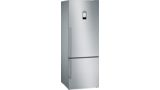 iQ700 Frigo-congelatore combinato da libero posizionamento 193 x 70 cm inox-easyclean KG56FPI40 KG56FPI40-1
